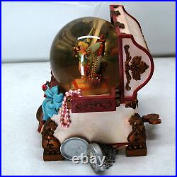Disney Store Tinker-Bell Large Musical Snow Globe You Can Fly Tune chipped