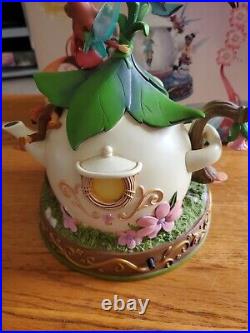 Disney Store Tinkerbell and the Lost Treasure Teapot Snow Globe Fairie