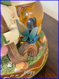 Disney Store Tinkerbell and the Lost Treasure Teapot Snow Globe Fairies WORKS