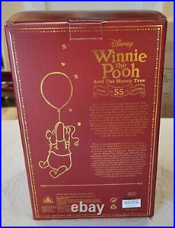 Disney Store Winnie the Pooh And The Honey Tree Snow Globe Dome 55th Anniversary