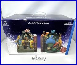 Disney Store Wonderful World of Disney Set of 2 Book End Snow Globes HandPainted Disney Store Wonderful World of Disney Set of 2 Book End Snow Globes HandPainted