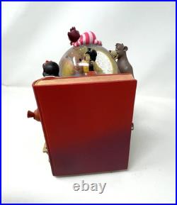 Disney Store Wonderful World of Disney Set of 2 Book End Snow Globes HandPainted Disney Store Wonderful World of Disney Set of 2 Book End Snow Globes HandPainted