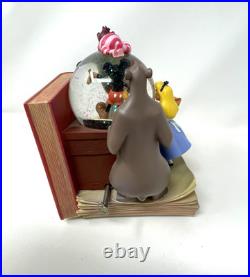 Disney Store Wonderful World of Disney Set of 2 Book End Snow Globes HandPainted Disney Store Wonderful World of Disney Set of 2 Book End Snow Globes HandPainted