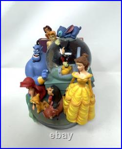 Disney Store Wonderful World of Disney Set of 2 Book End Snow Globes HandPainted Disney Store Wonderful World of Disney Set of 2 Book End Snow Globes HandPainted