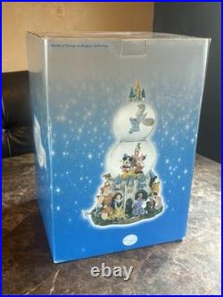 Disney Store World of Disney A Magical Gathering Musical Snow Globe With Box