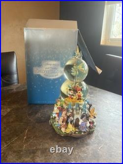 Disney Store World of Disney A Magical Gathering Musical Snow Globe With Box