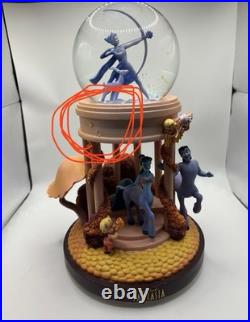 Disney Stores Walt Disney's Fantasia Musical Snow Globe Works One CHERUB MISSING