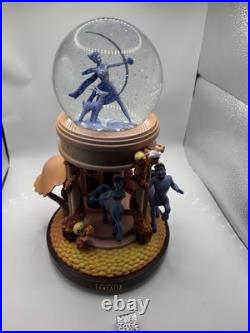Disney Stores Walt Disney's Fantasia Musical Snow Globe Works One CHERUB MISSING