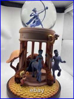 Disney Stores Walt Disney's Fantasia Musical Snow Globe Works One CHERUB MISSING