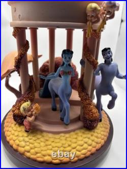 Disney Stores Walt Disney's Fantasia Musical Snow Globe Works One CHERUB MISSING