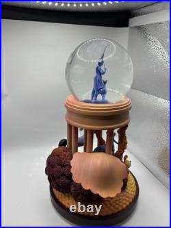 Disney Stores Walt Disney's Fantasia Musical Snow Globe Works One CHERUB MISSING