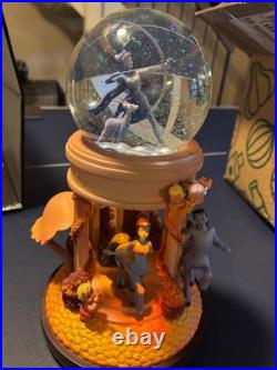 Disney Stores Walt Disney's Fantasia Musical Snow Globe Works One CHERUB MISSING