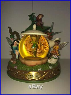 Disney TINKERBELL & The Lost Treasure Fairies SNOW GLOBE/TEAPOT