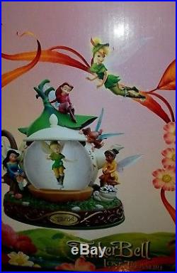 Disney TINKERBELL & The Lost Treasure Fairies SNOW GLOBE/TEAPOT & Original Box