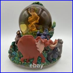 Disney Tarzan Snow Globe and Music 1998 Vintage Plays Two Worlds Works With Box