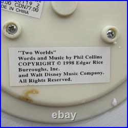 Disney Tarzan Snow Globe and Music 1998 Vintage Plays Two Worlds Works With Box