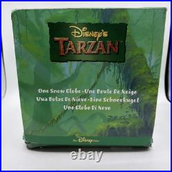 Disney Tarzan Snow Globe and Music 1998 Vintage Plays Two Worlds Works With Box