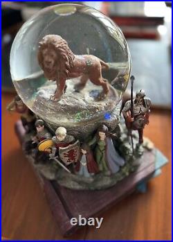 Disney The Chronicles of Narnia Snow Globe. Rare. Musical Box and Lights