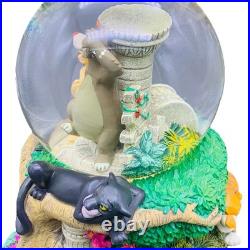 Disney The Jungle Book Snow Globe with Box The Bare Necessities Music Tested
