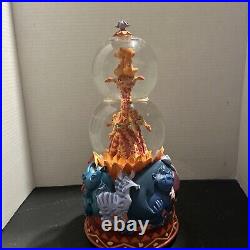 Disney The Lion King I CAN'T WAIT TO BE KING 2 Tier Snow Globe. Rare