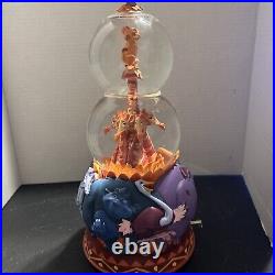 Disney The Lion King I CAN'T WAIT TO BE KING 2 Tier Snow Globe. Rare