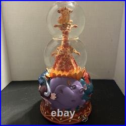 Disney The Lion King I CAN'T WAIT TO BE KING 2 Tier Snow Globe. Rare