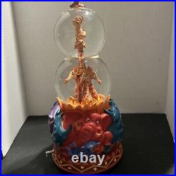 Disney The Lion King I CAN'T WAIT TO BE KING 2 Tier Snow Globe. Rare