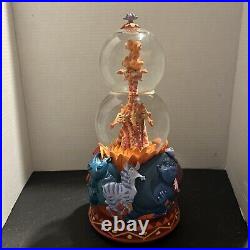 Disney The Lion King I CAN'T WAIT TO BE KING 2 Tier Snow Globe. Rare