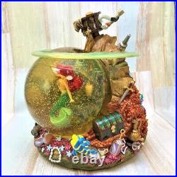 Disney The Little Mermaid Ariel Sebastian Snow Globe Snow Globe Music box