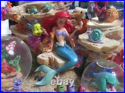 Disney The Little Mermaid Ariel Under The Sea Snow Globe Box Kept Rare