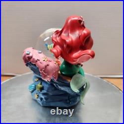Disney The Little Mermaid Ariel with Flounder Under the Sea Snow Globe
