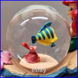 Disney The Little Mermaid Ariel with Flounder Under the Sea Snow Globe