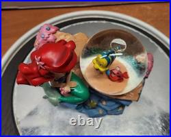 Disney The Little Mermaid Ariel with Flounder Under the Sea Snow Globe