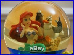 Disney The Little Mermaid Musical Light Up Snow Globe Part Of Your World
