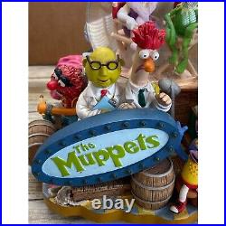 Disney The Muppets Musical Snow Globe Marquis The Muppet Show Theme withFLAWS
