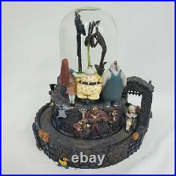 Disney The Nightmare Before Christmas Halloween Town Snow Globe with Light