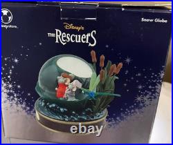 Disney The Rescuers Musical Snow Globe 30th Anniversary Limited Edition