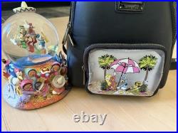 Disney The Three Caballeros Musical Snow Globe #24149 & Backpack VIDEO