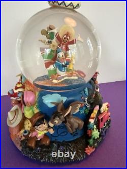 Disney The Three Caballeros Musical Snow Globe #24149 & Backpack VIDEO
