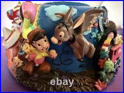 Disney The Three Caballeros Musical Snow Globe #24149 & Backpack VIDEO