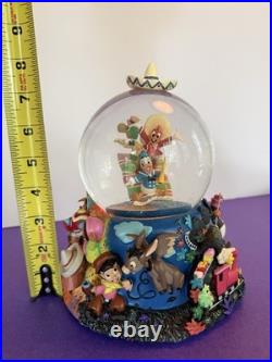 Disney The Three Caballeros Musical Snow Globe #24149 & Backpack VIDEO