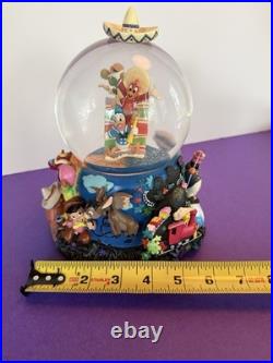 Disney The Three Caballeros Musical Snow Globe #24149 & Backpack VIDEO