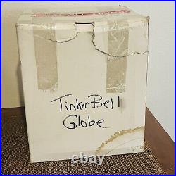 Disney Tinker Bell 50th Anniversary Golden Large 11 Snow Globe with Original Box
