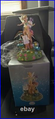 Disney Tinker Bell Among Fireflies Musical Snow Globe You Can Fly MINT