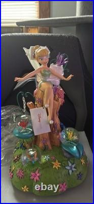 Disney Tinker Bell Among Fireflies Musical Snow Globe You Can Fly MINT