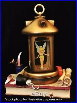 Disney Tinker Bell Musical Lantern on a Book Snowglobe BNIB RARE MINT CONDITION