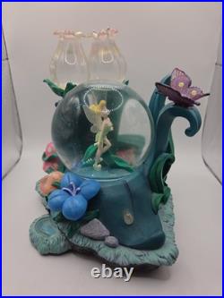 Disney Tinker Bell Musical Light-Up Snow Globe #95653 You Can Fly Working