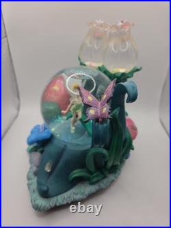 Disney Tinker Bell Musical Light-Up Snow Globe #95653 You Can Fly Working