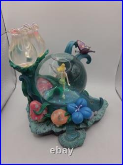 Disney Tinker Bell Musical Light-Up Snow Globe #95653 You Can Fly Working