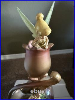 Disney Tinker bell Fairies Friends Bronze Statue Figurines Multi Snow Globe